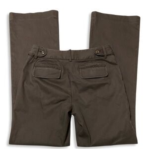 Banana Republic Y2K Pants Womens 4 Bootcut Brown Stretch Preppy Office Work